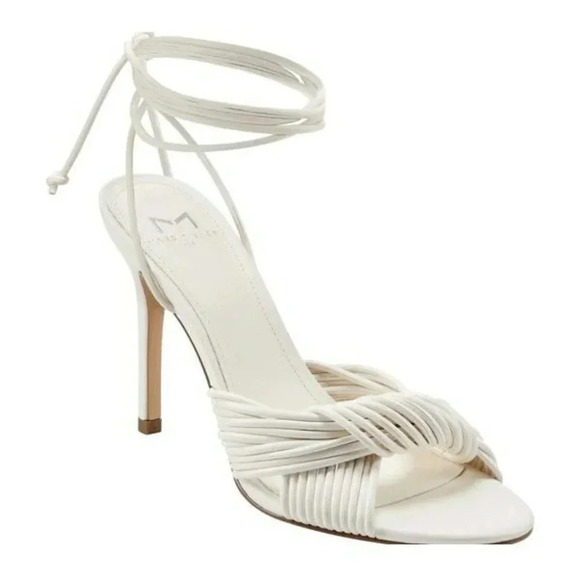 Marc Fisher Women's Brista Almond Toe Strap Heel Sandals Size 5.5 (MSRP $150) - Picture 1 of 9